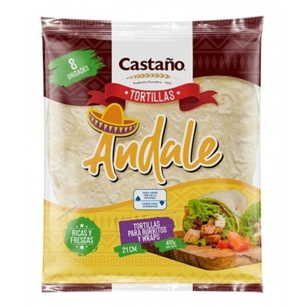 Tortilla Burritos Castaños 8 un