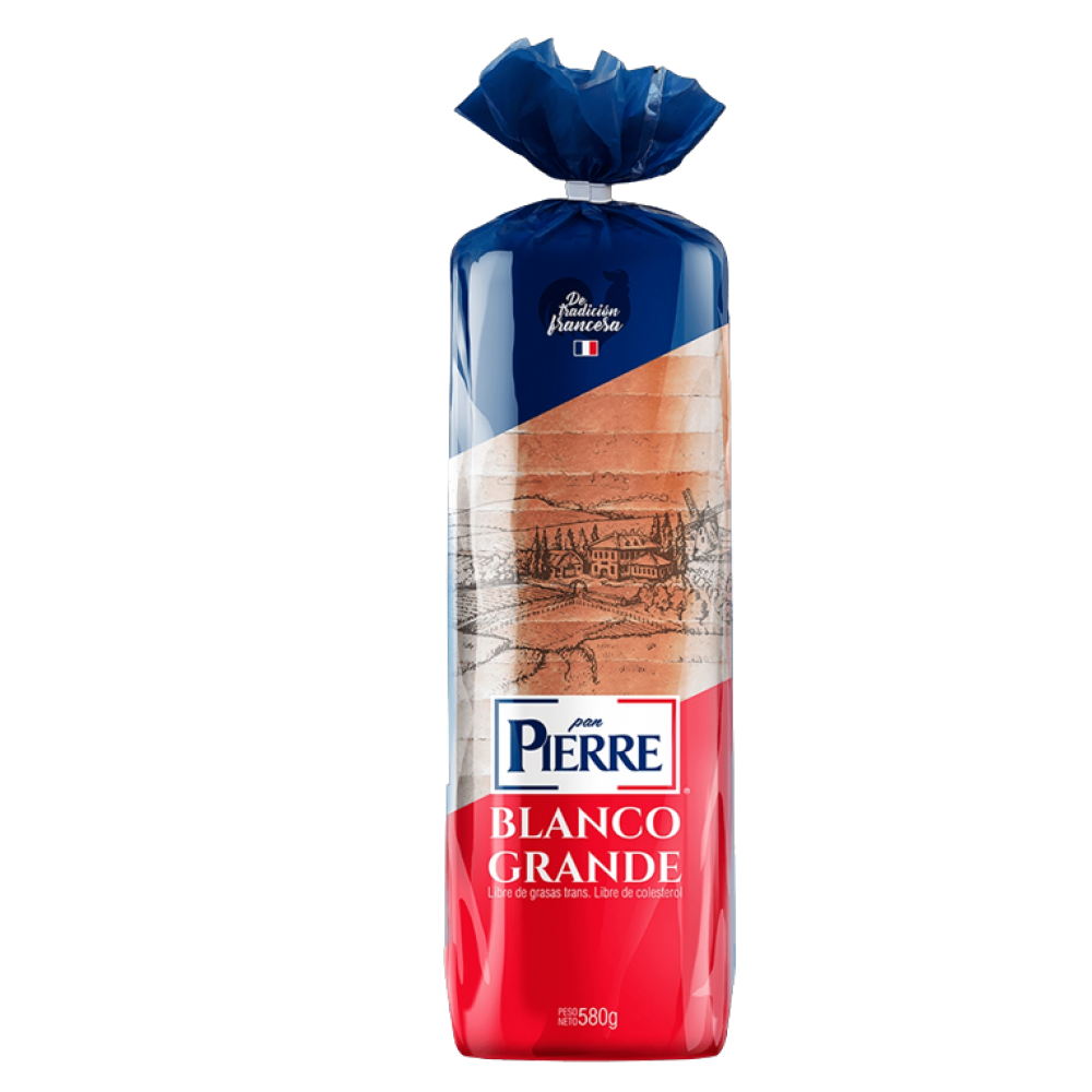 Pan Molde Pan Pierre Blanco 580 gr