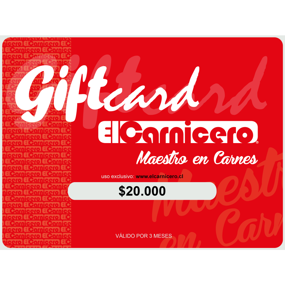 Giftcard $20.000